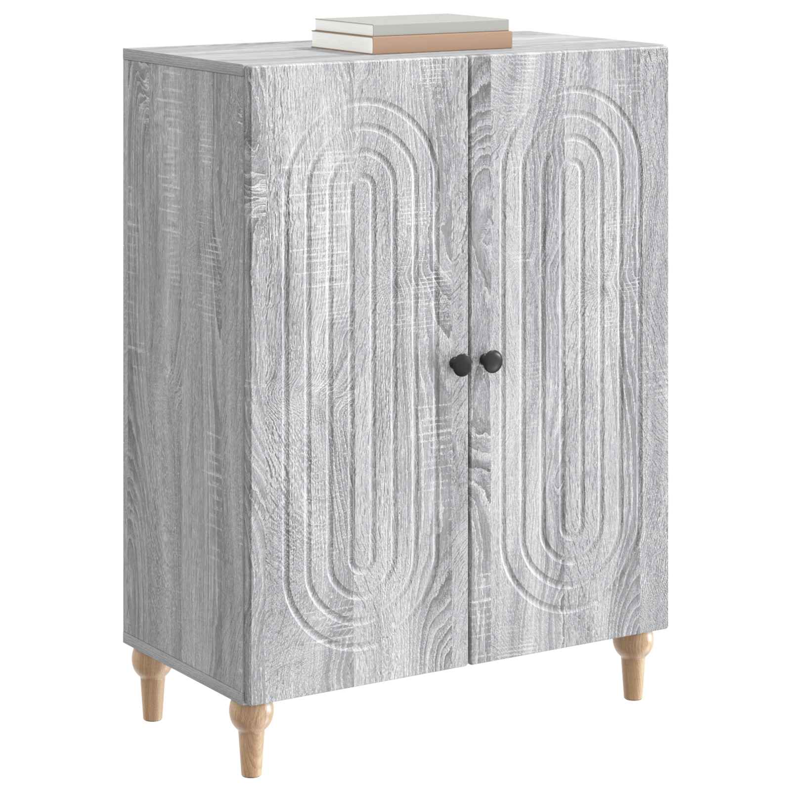 Buffet sonoma cinzento 66 x 34,5 x 90 cm derivados de madeira