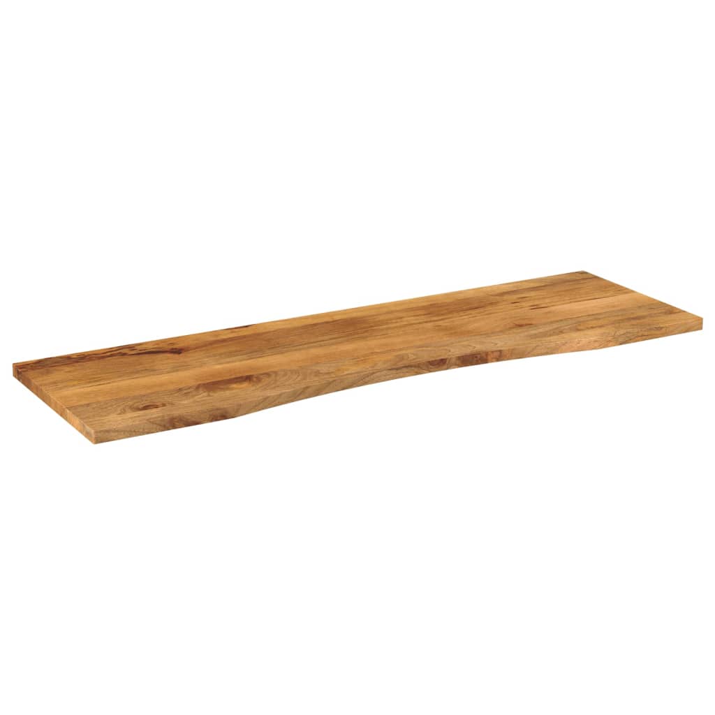 Tampo de mesa com curva 160x50x2,5 cm mangueira áspera maciça