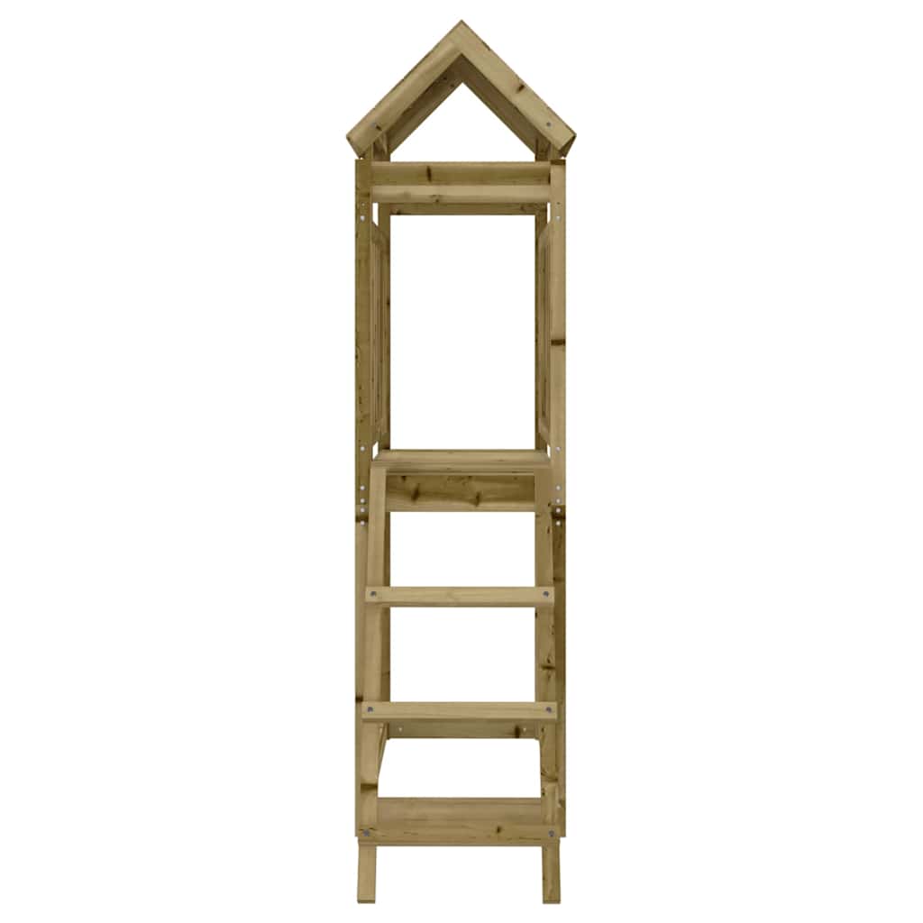 Conjunto de brincar p/ exterior 53x110x214 cm pinho impregnado