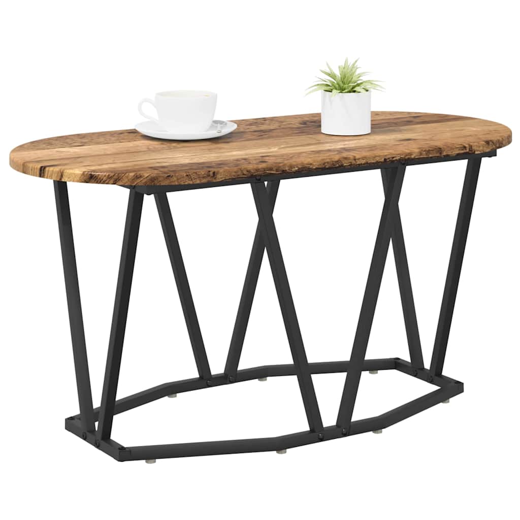 Mesa de centro madeira antiga 80 x 40 x 40.5 cm