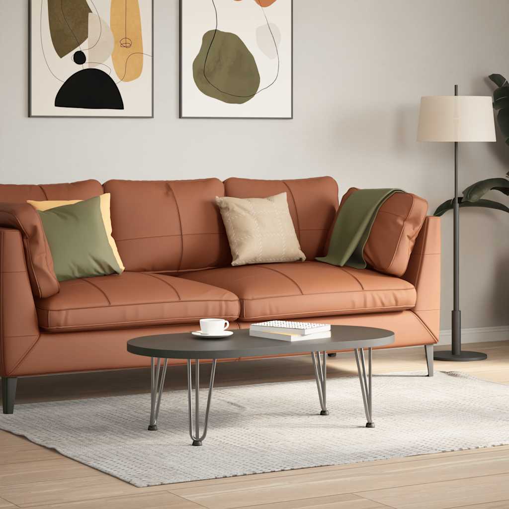 Pernas de grampo para mesa de centro 4 peças aço natural 30 cm aço maciço