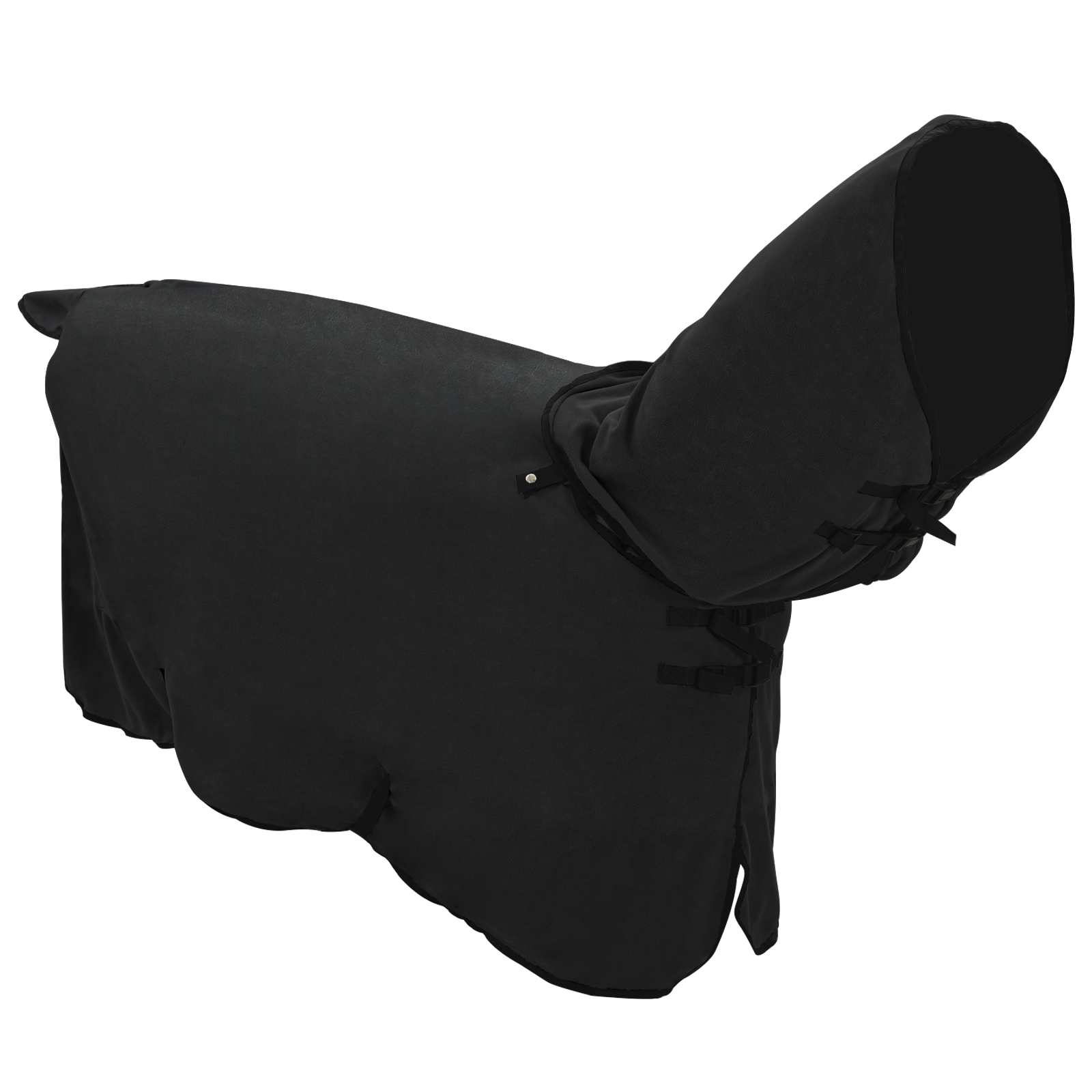Cobertor de cavalo preto 95 cm poliéster