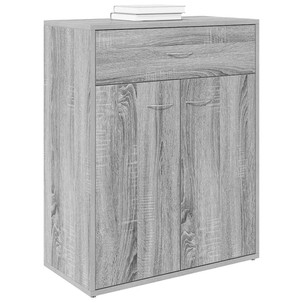 Aparador 60x30x75 cm derivados de madeira cinzento sonoma