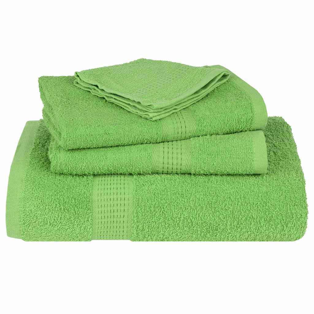 Toalhas frogn 10 pcs 100x200 cm 360 g/m² verde maça
