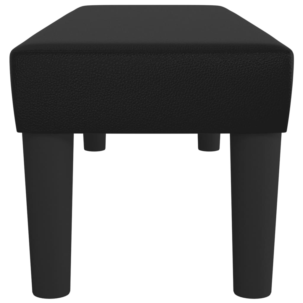Banco 100x30x30 cm couro artificial preto