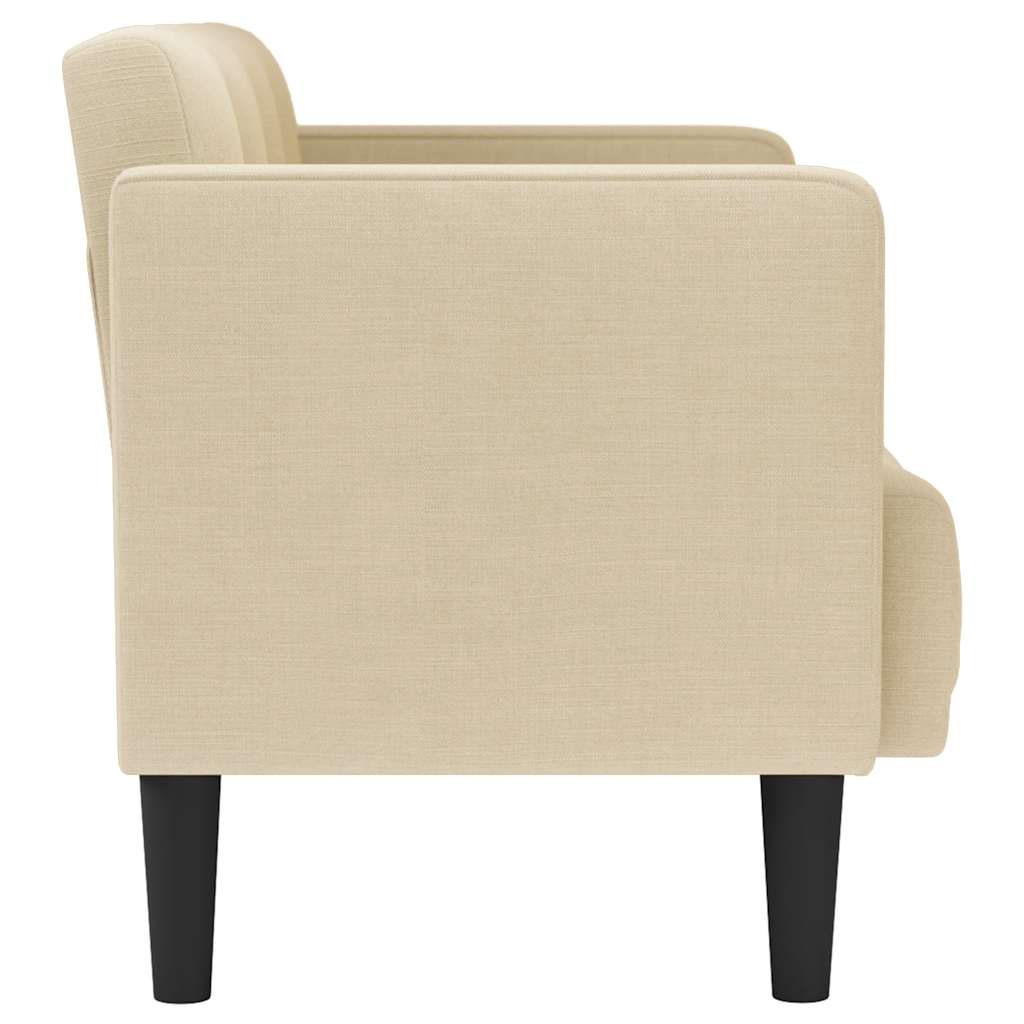 Sofá-luvas 111 cm tecido creme