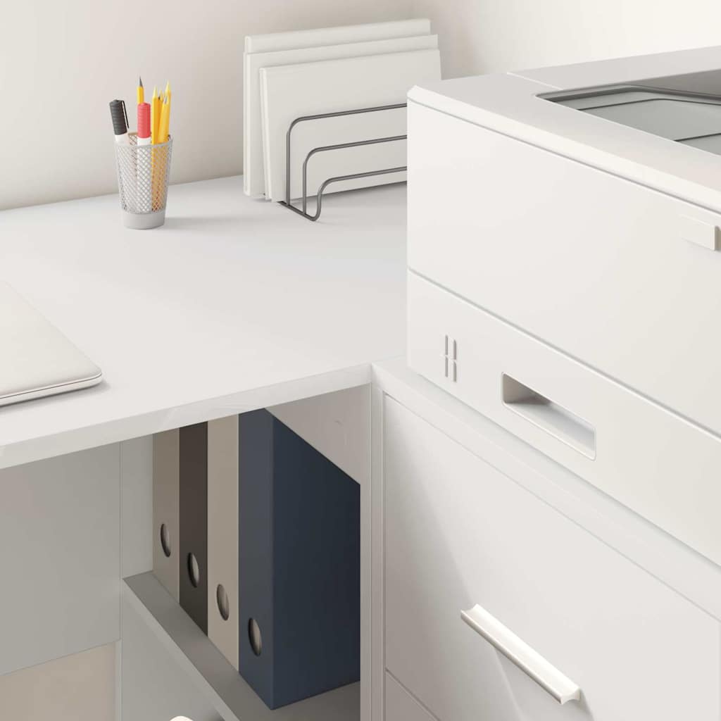 Mesa branco derivados de madeira 102 x 50 x 75 cm