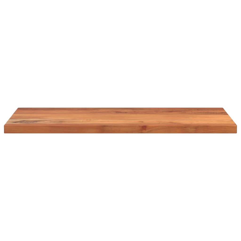 Tampo de mesa retangular 120x60x2,5 cm madeira de acácia maciça