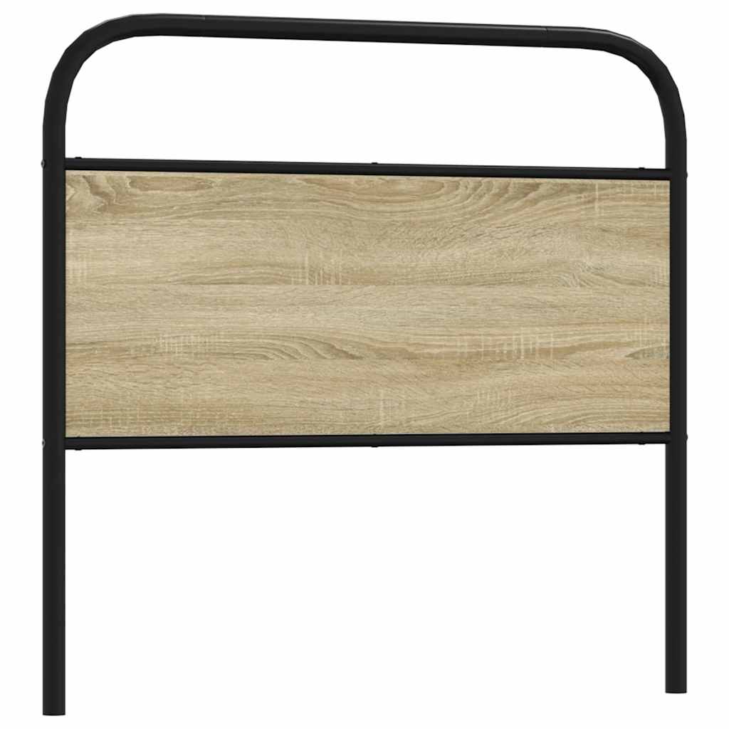 Cabeceira de substituição 90 cm derivados madeira/aço carvalho sonoma