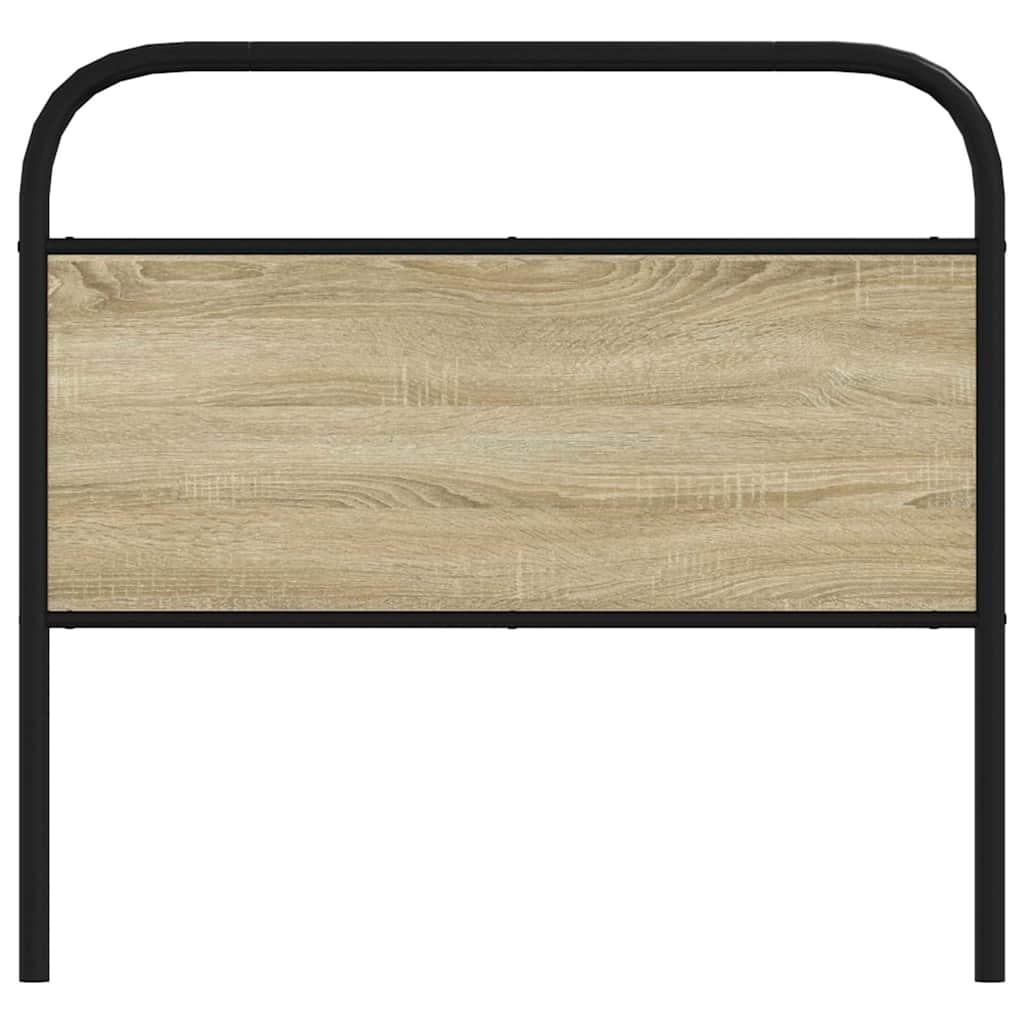 Cabeceira de substituição 90 cm derivados madeira/aço carvalho sonoma