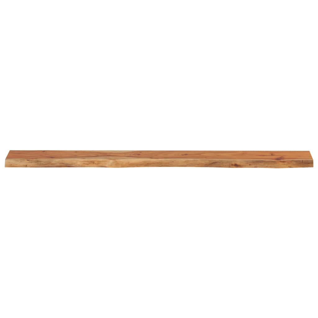 Prateleira de parede retangular 160x20x3,8 cm acácia maciça