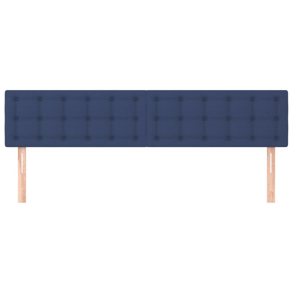 Cabeceiras azul 180x5x78/88 cm tecido