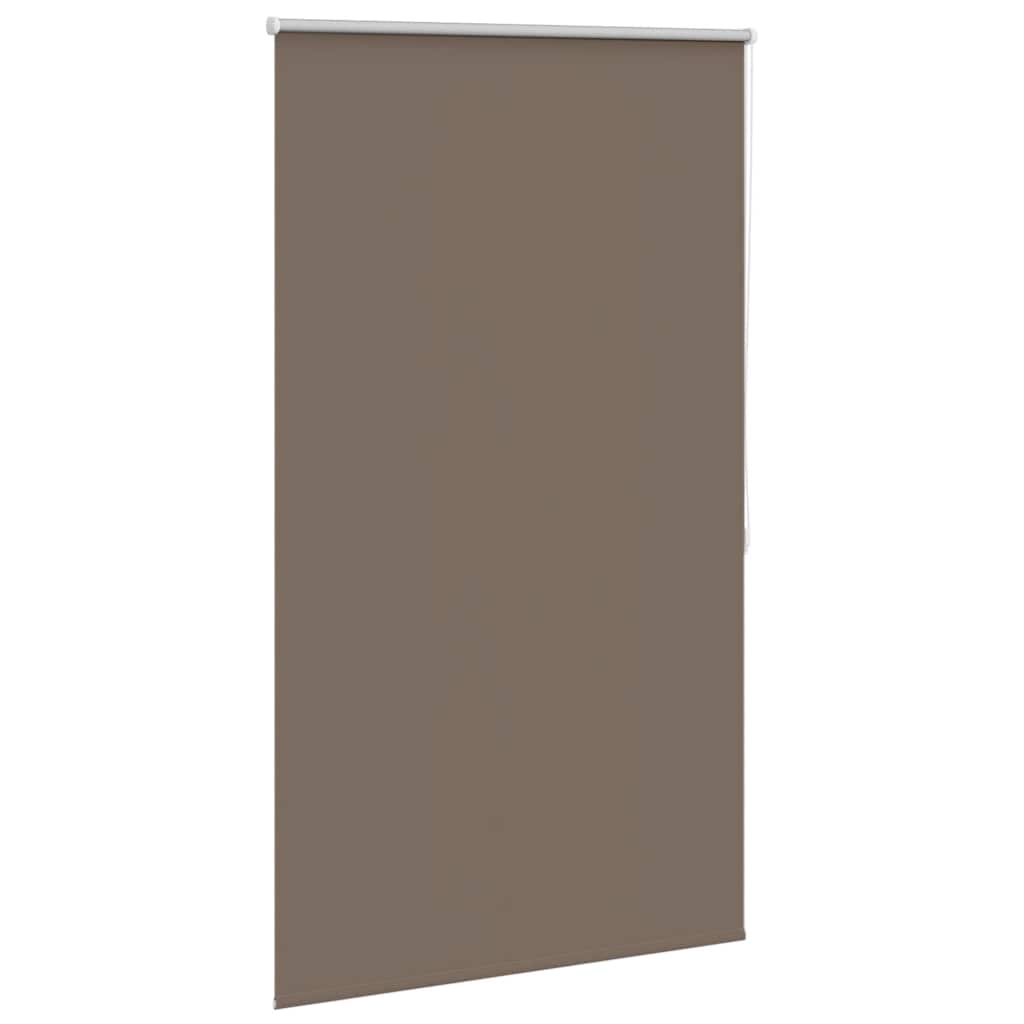 Cortina de rolo blackout 84,4x175 cm, largura do tecido 80 cm, cor café