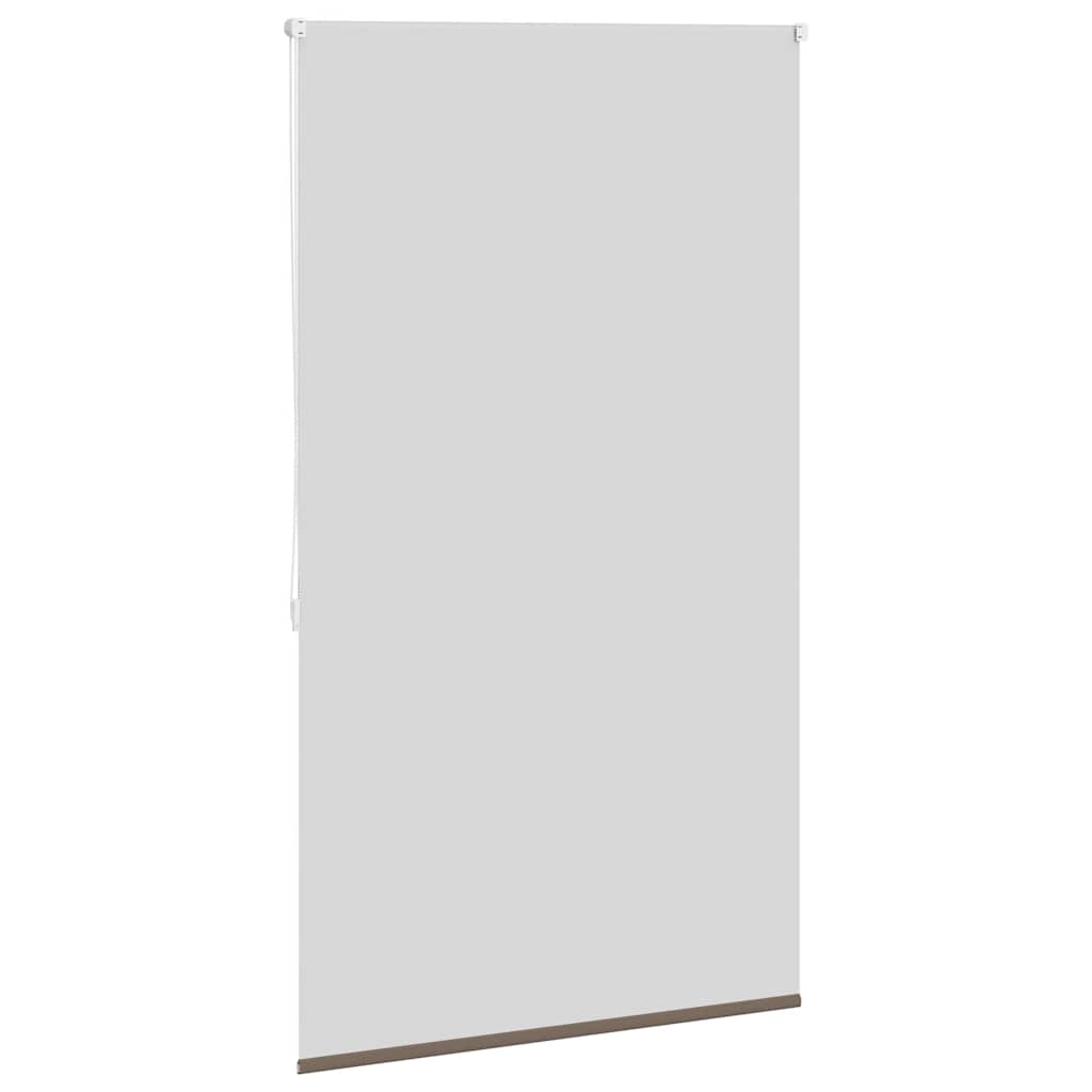 Cortina de rolo blackout 84,4x175 cm, largura do tecido 80 cm, cor café