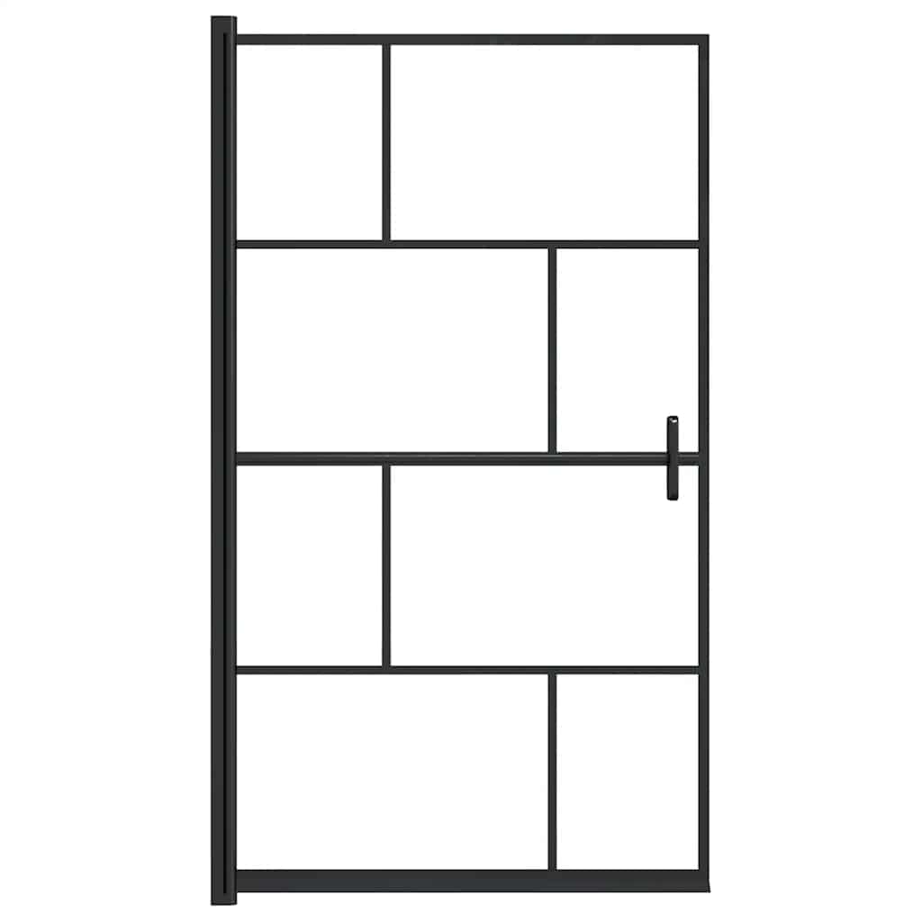 Divisória de chuveiro esg 80x140 cm preto
