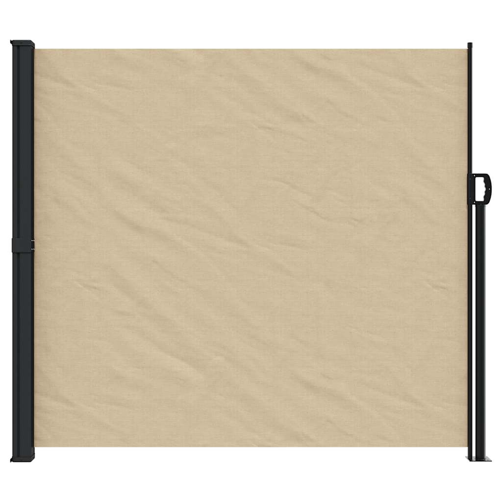 Toldo lateral retrátil 180x600 cm bege