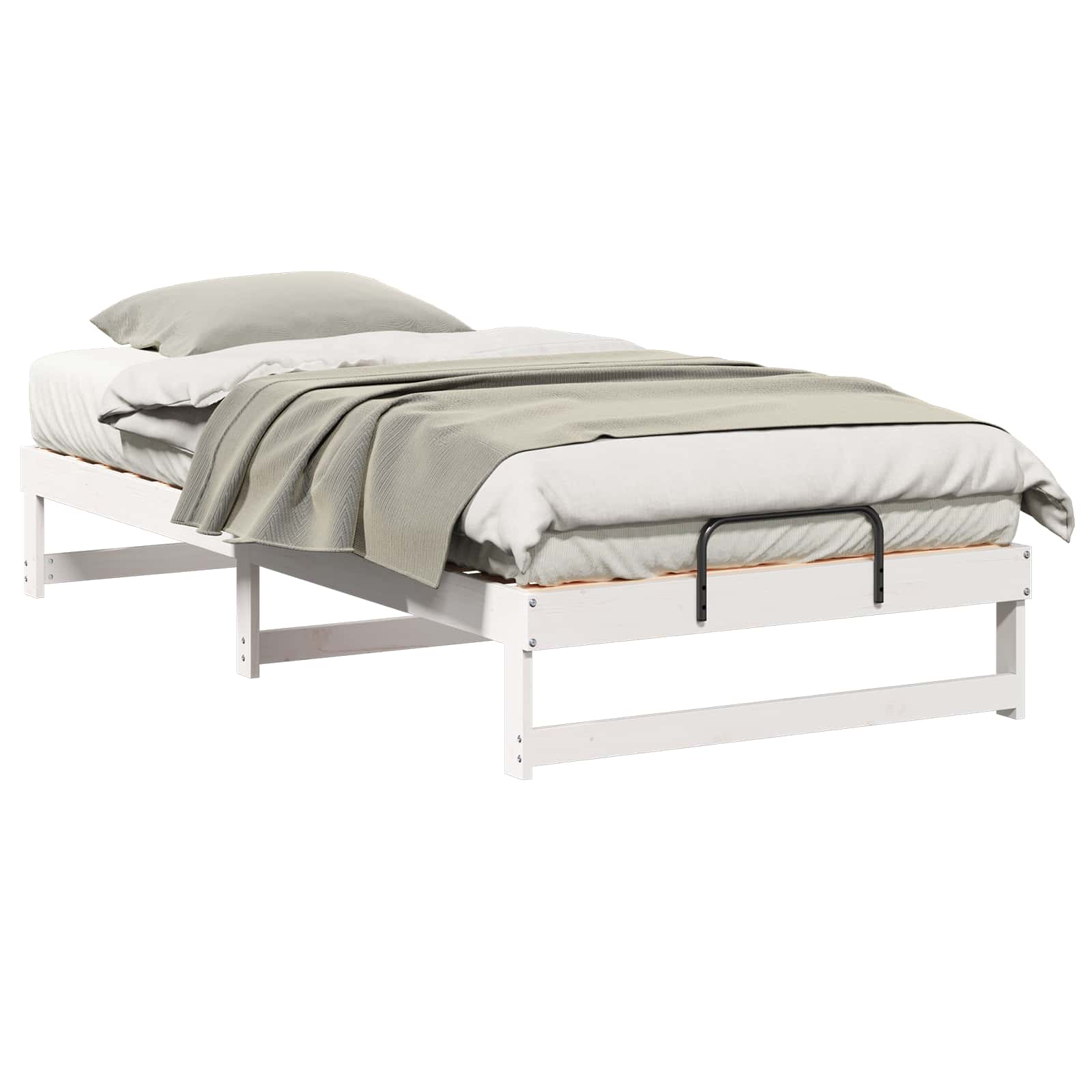 Estrutura da cama branco 100 x 200 cm