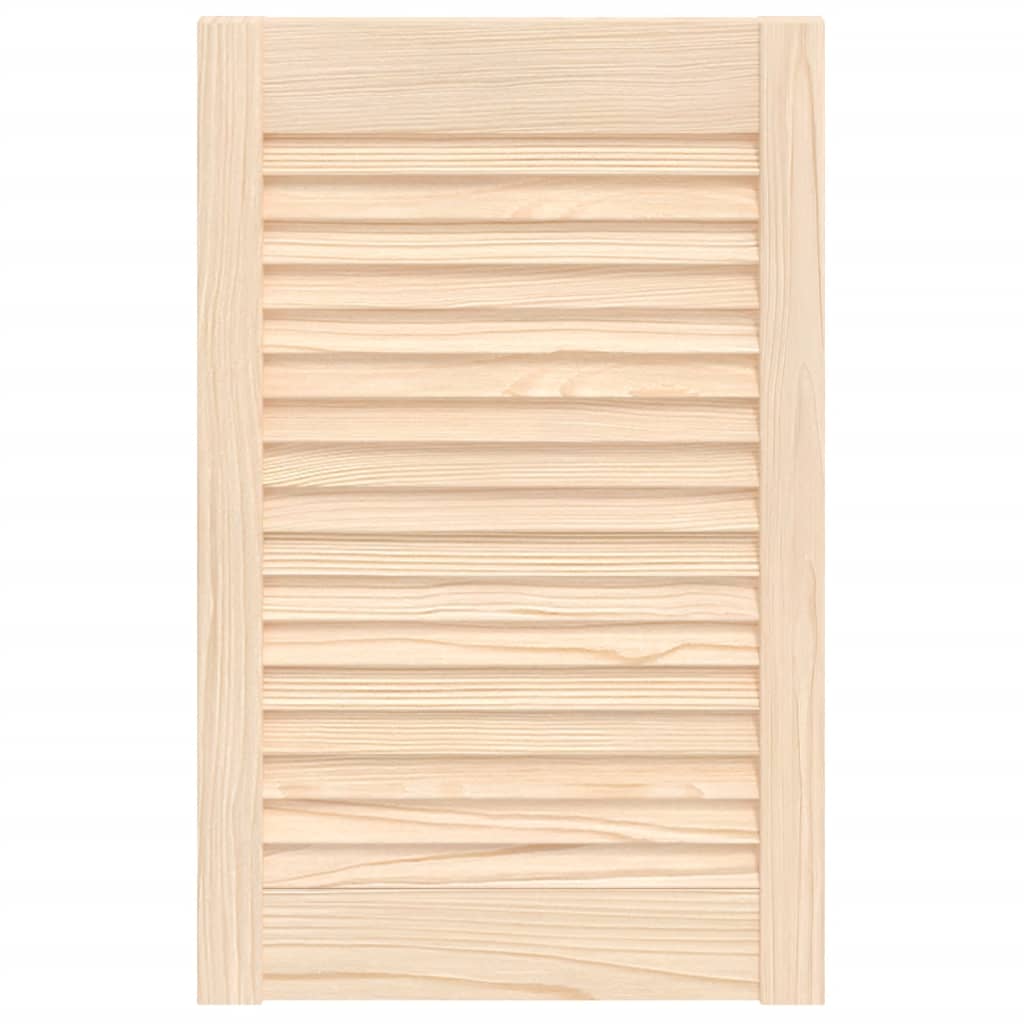 Porta de armário com design de persiana pinho maciço