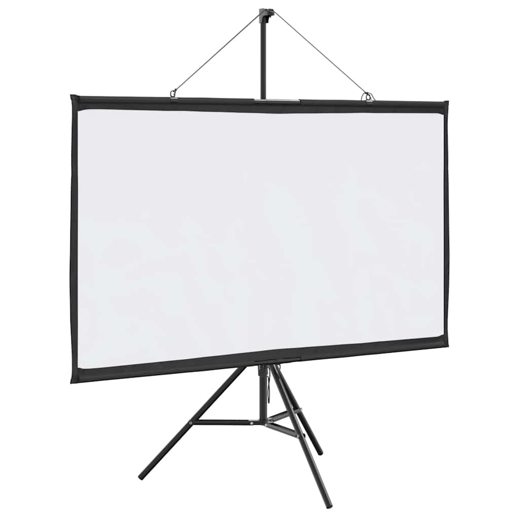 Tela de projeção com tripé de 60 polegadas 16:9
