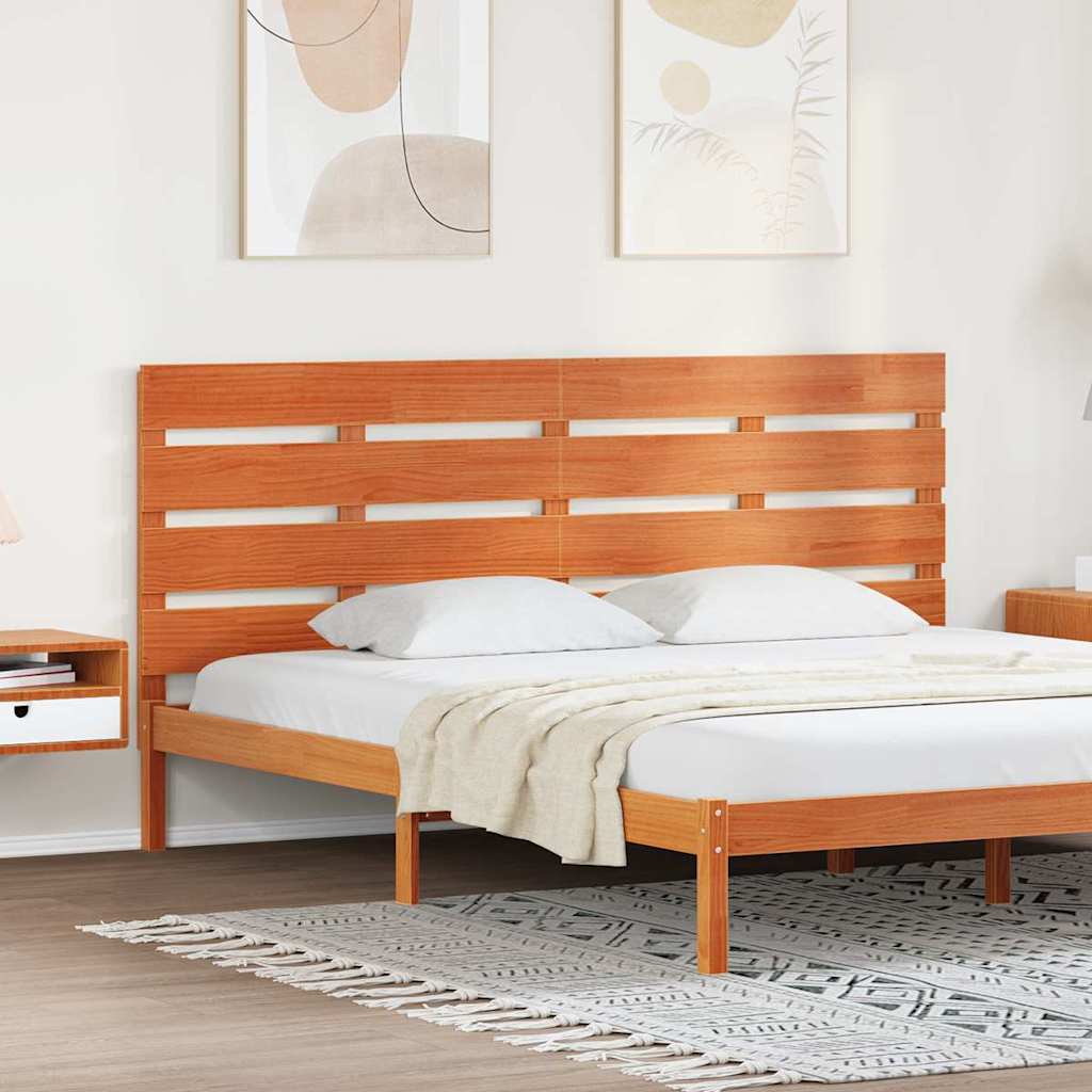 Cabeceira com cabeceira marrom cera 200,5 x 3 x 80 cm