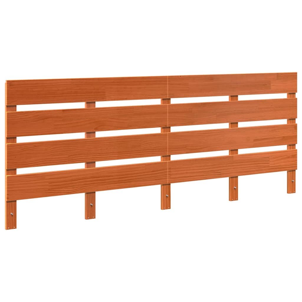 Cabeceira com cabeceira marrom cera 200,5 x 3 x 80 cm