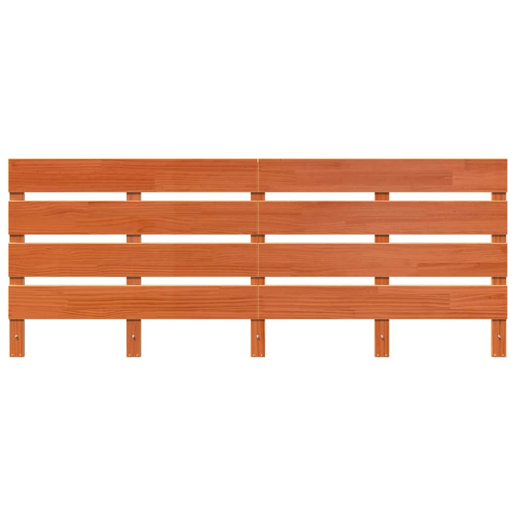 Cabeceira com cabeceira marrom cera 200,5 x 3 x 80 cm