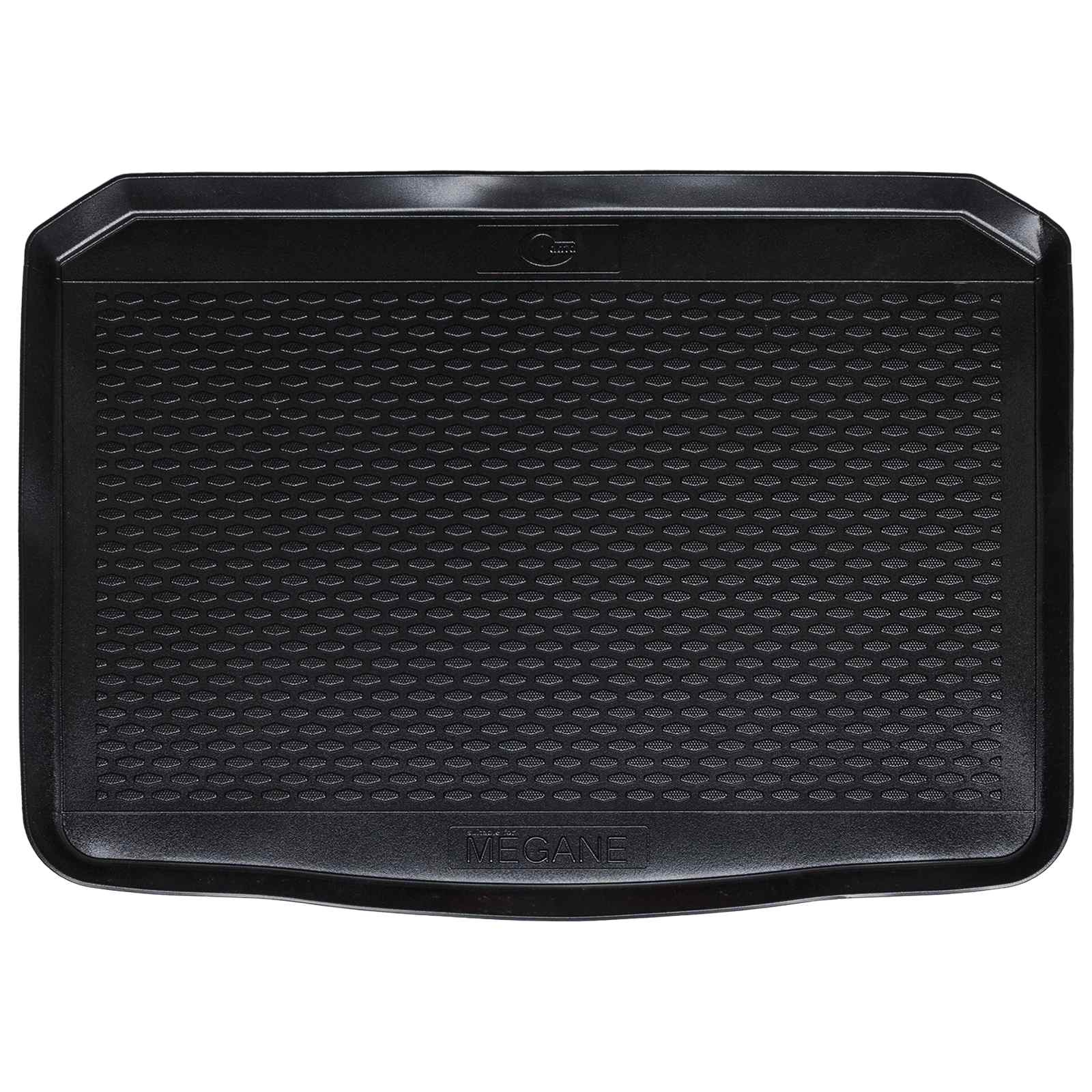 Tapete de porta-malas preto borracha