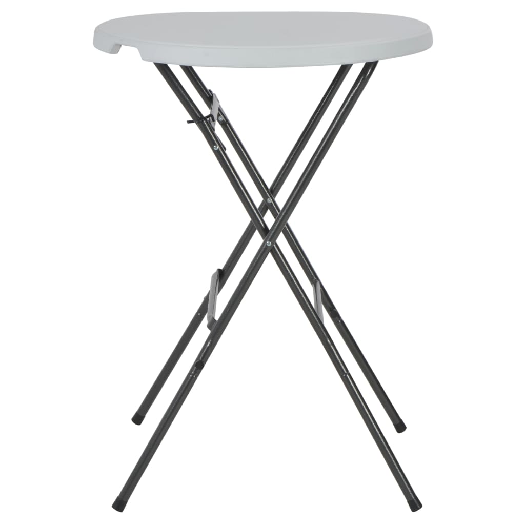 Mesa de bar dobrável 80x110 cm pead branco
