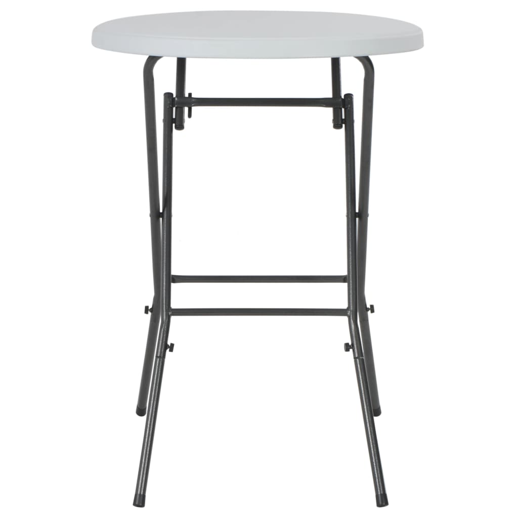 Mesa de bar dobrável 80x110 cm pead branco