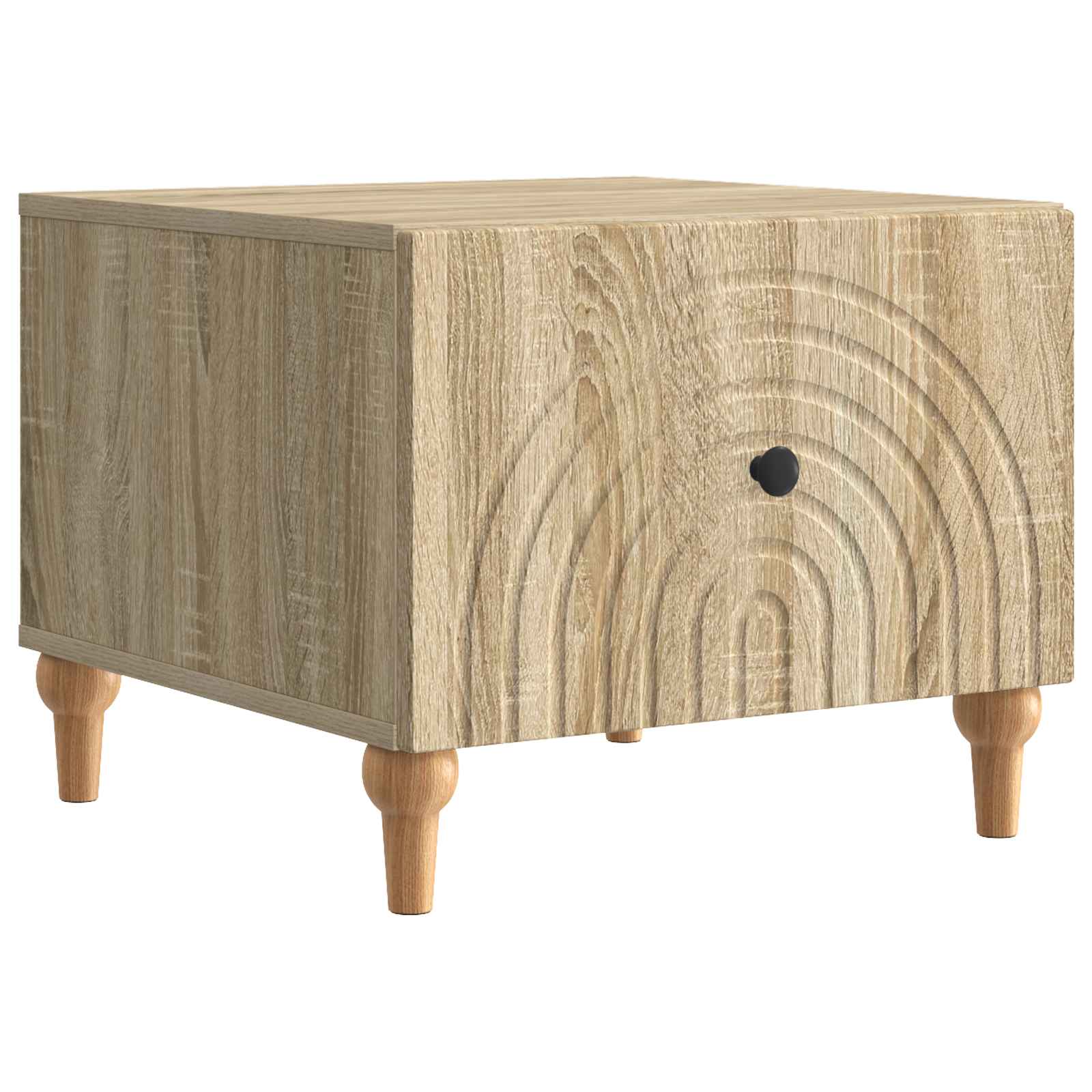 Mesa de centro com gaveta carvalho sonoma 49 x 50 x 40 cm