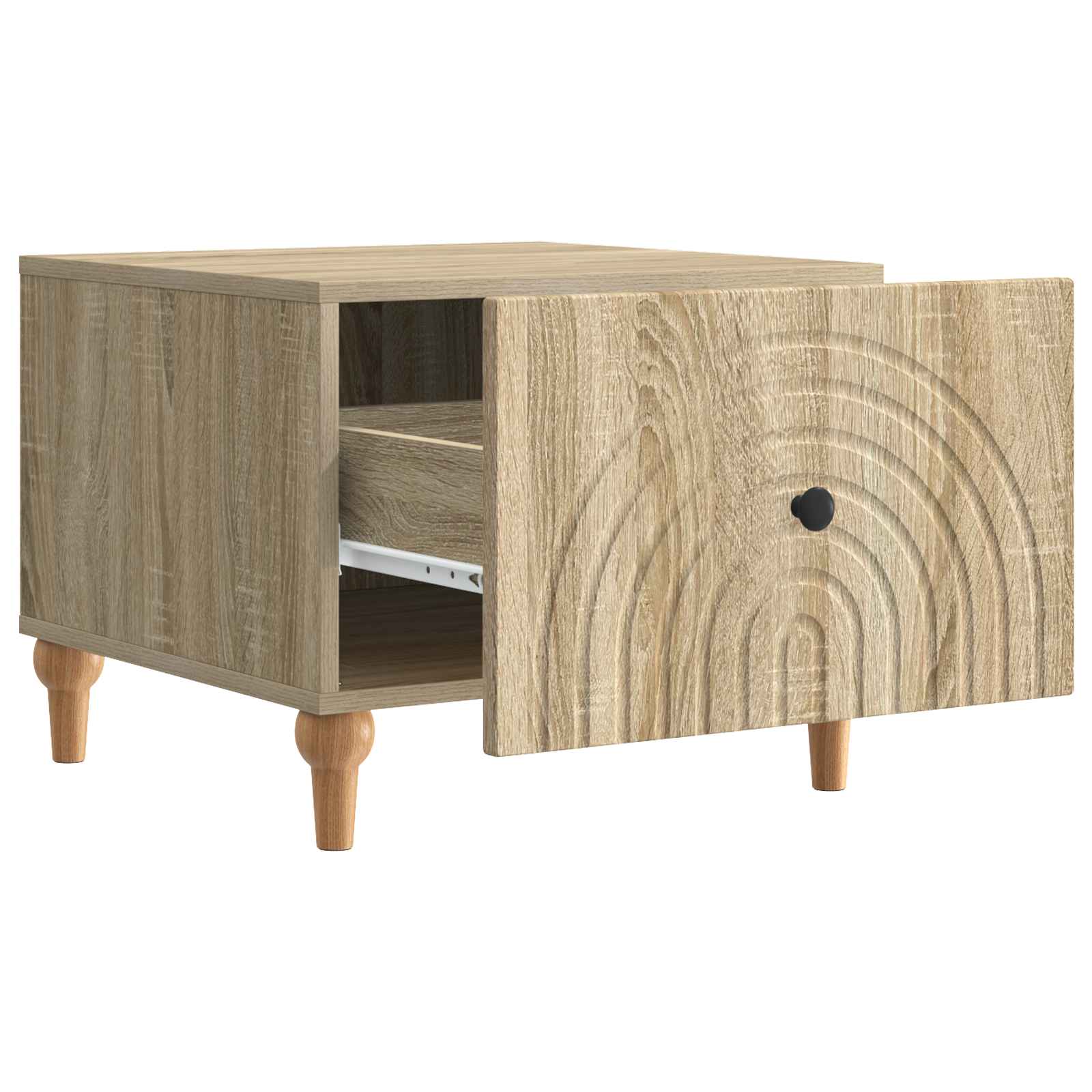 Mesa de centro com gaveta carvalho sonoma 49 x 50 x 40 cm