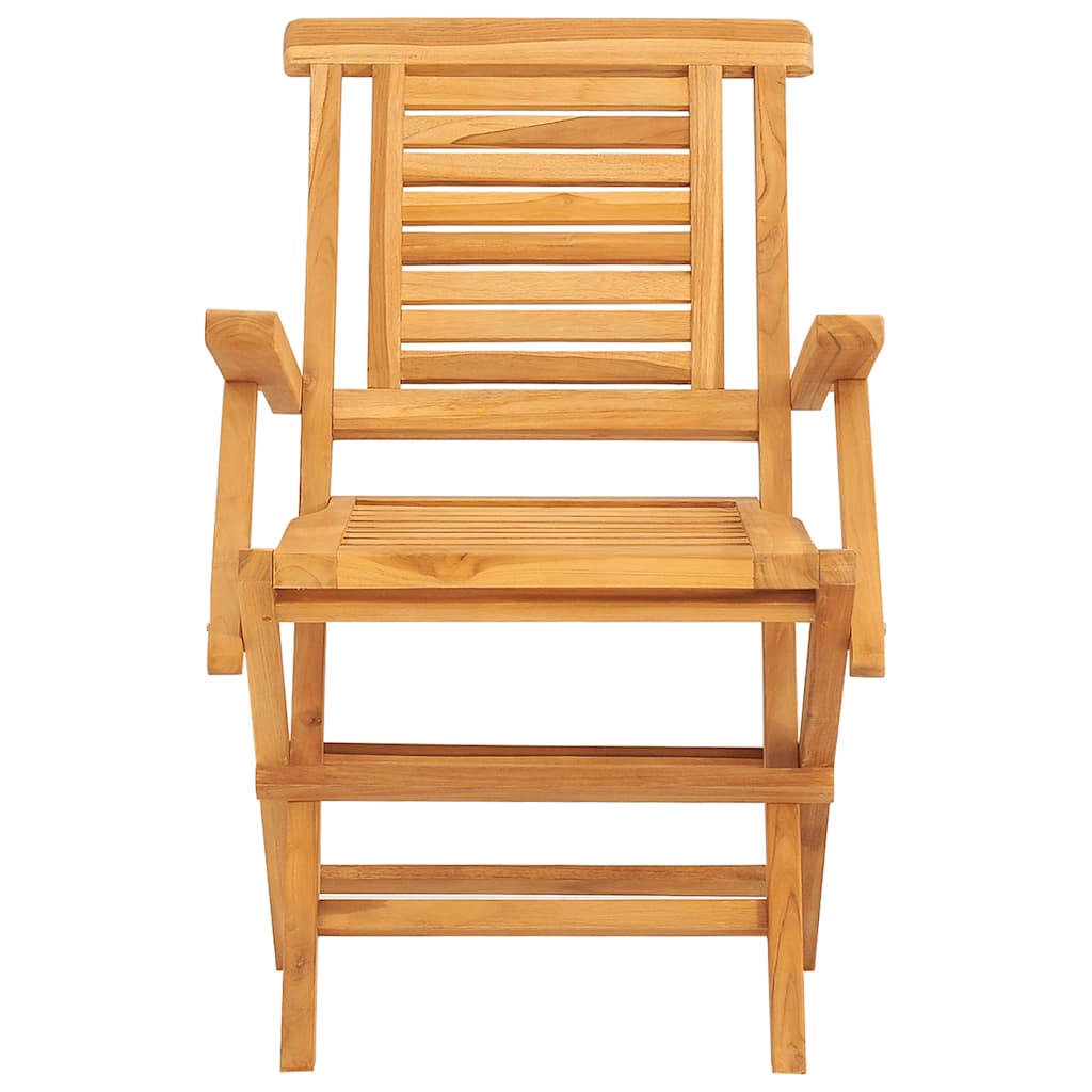 Cadeiras de jardim dobráveis 4 pcs 56x63x90 cm teca maciça