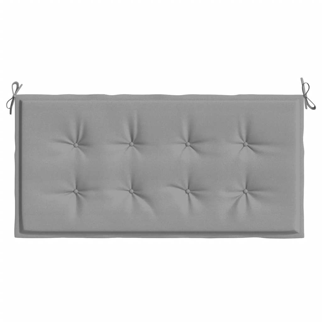Almofadão p/ banco de jardim 100x50x3cm tecido oxford cinza
