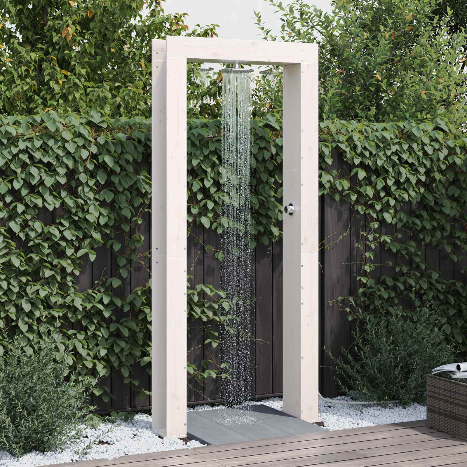 Chuveiro externo 226 cm branco