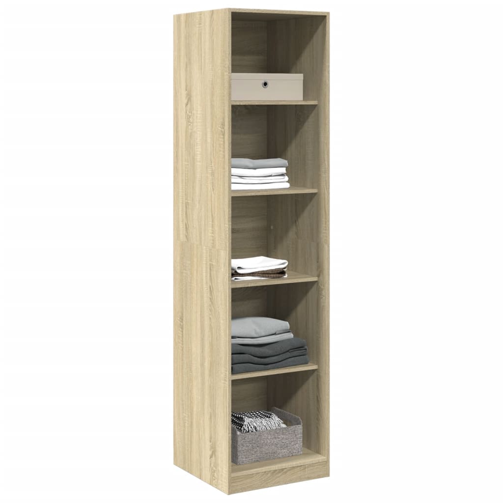 Roupeiro 50x50x200 cm contraplacado carvalho sonoma