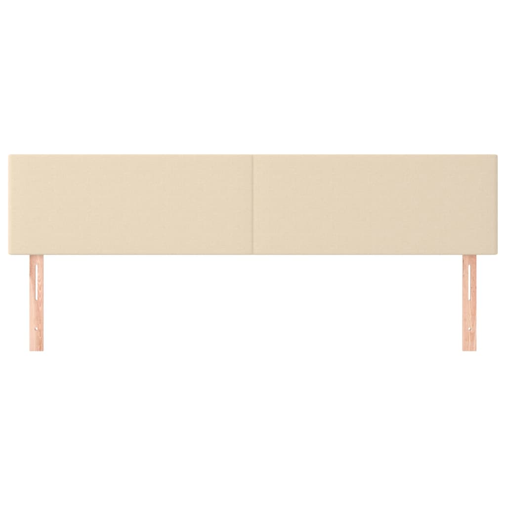 Cabeceiras creme 160x5x78/88 cm tecido