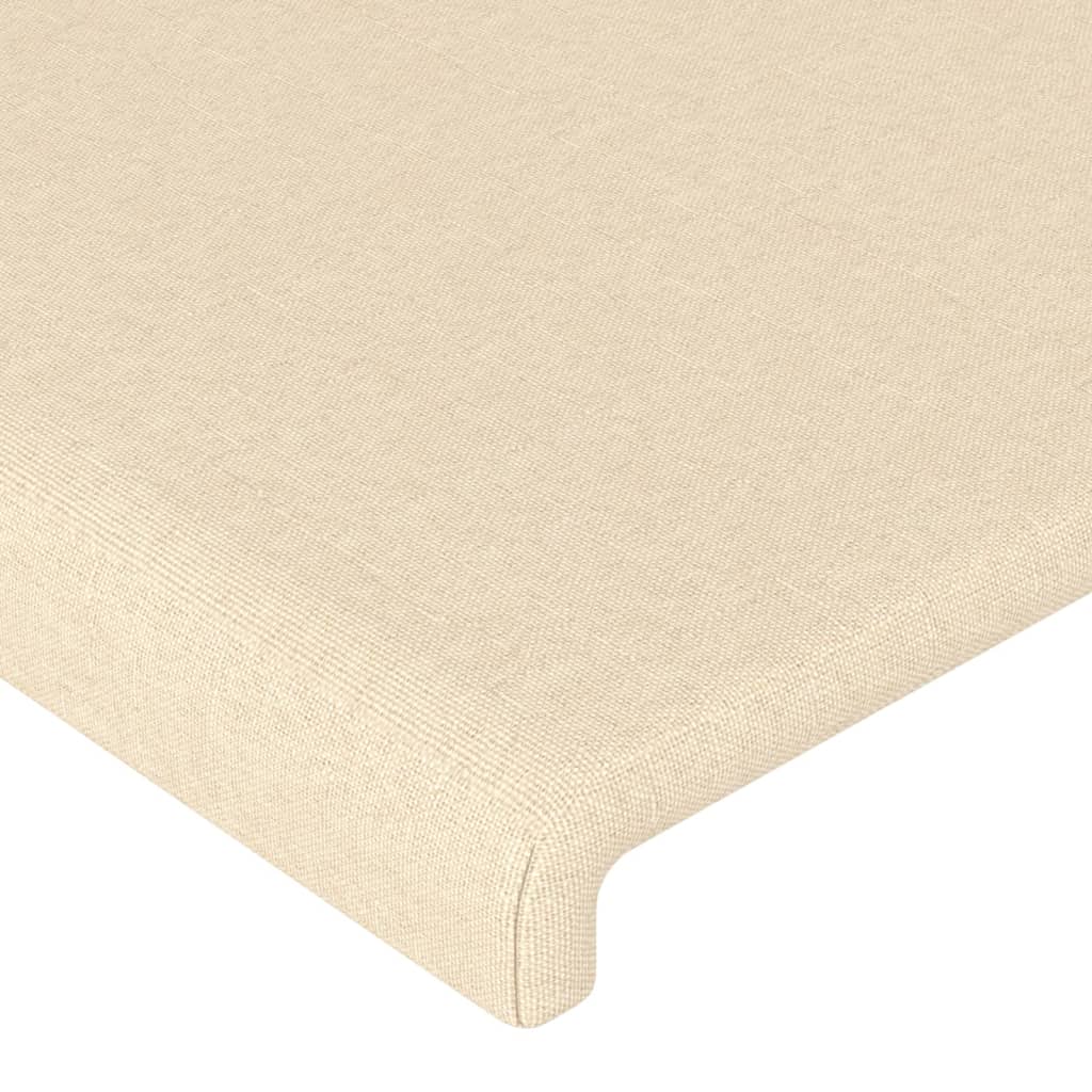 Cabeceiras creme 160x5x78/88 cm tecido