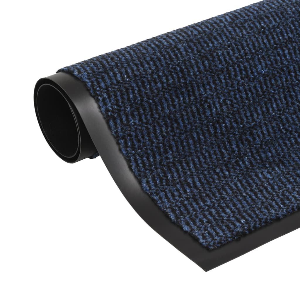 Tapete controlo de pó retangular tufado 40x60 cm azul