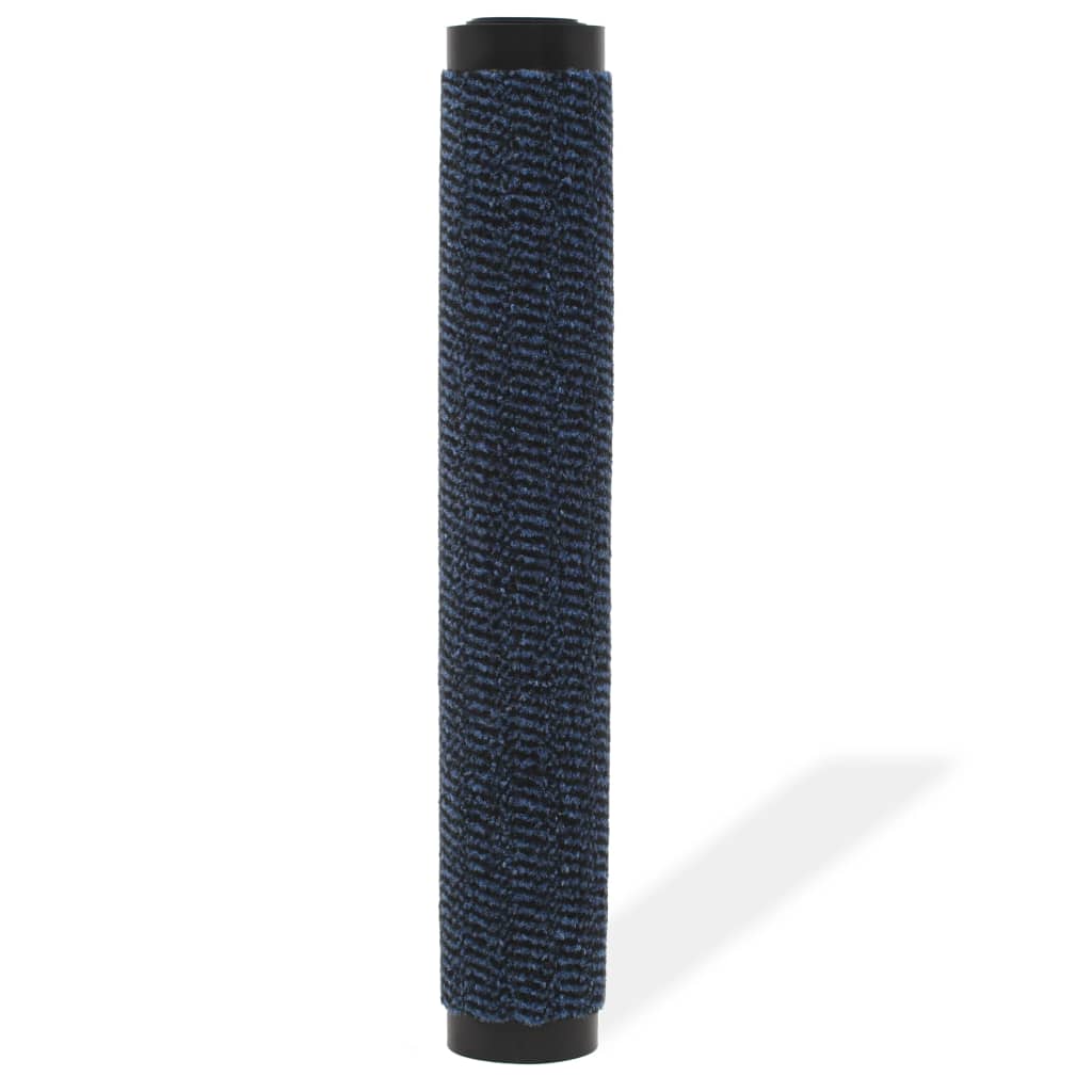 Tapete controlo de pó retangular tufado 40x60 cm azul