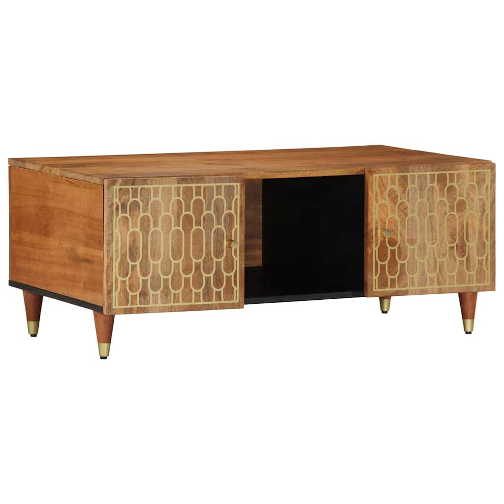 Mesa de centro 100x54x40 cm madeira de mangueira maciça