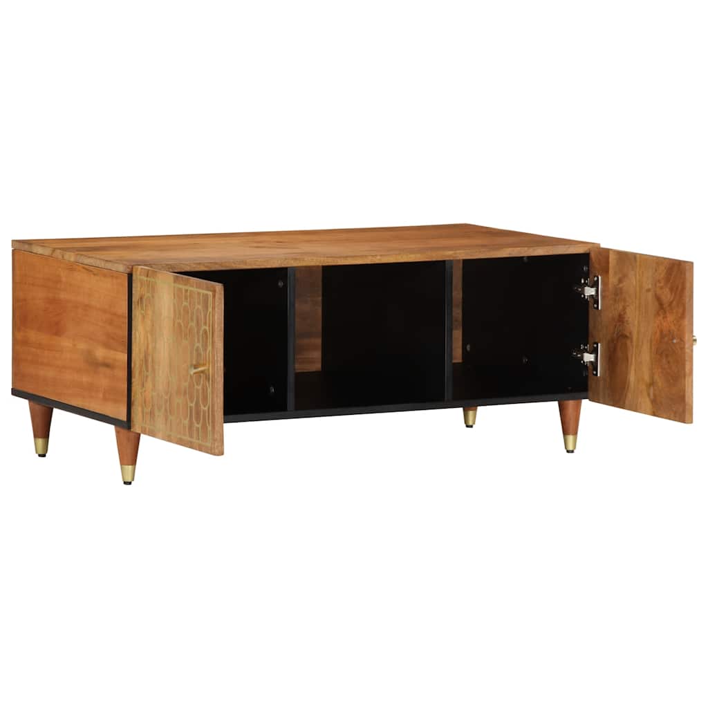 Mesa de centro 100x54x40 cm madeira de mangueira maciça