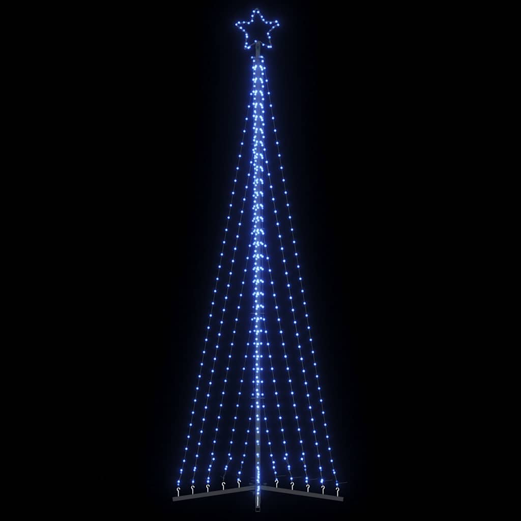 Árvore de natal LED 495 leds azul 300,5 cm