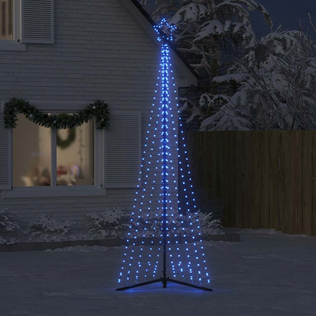 Árvore de natal LED 495 leds azul 300,5 cm