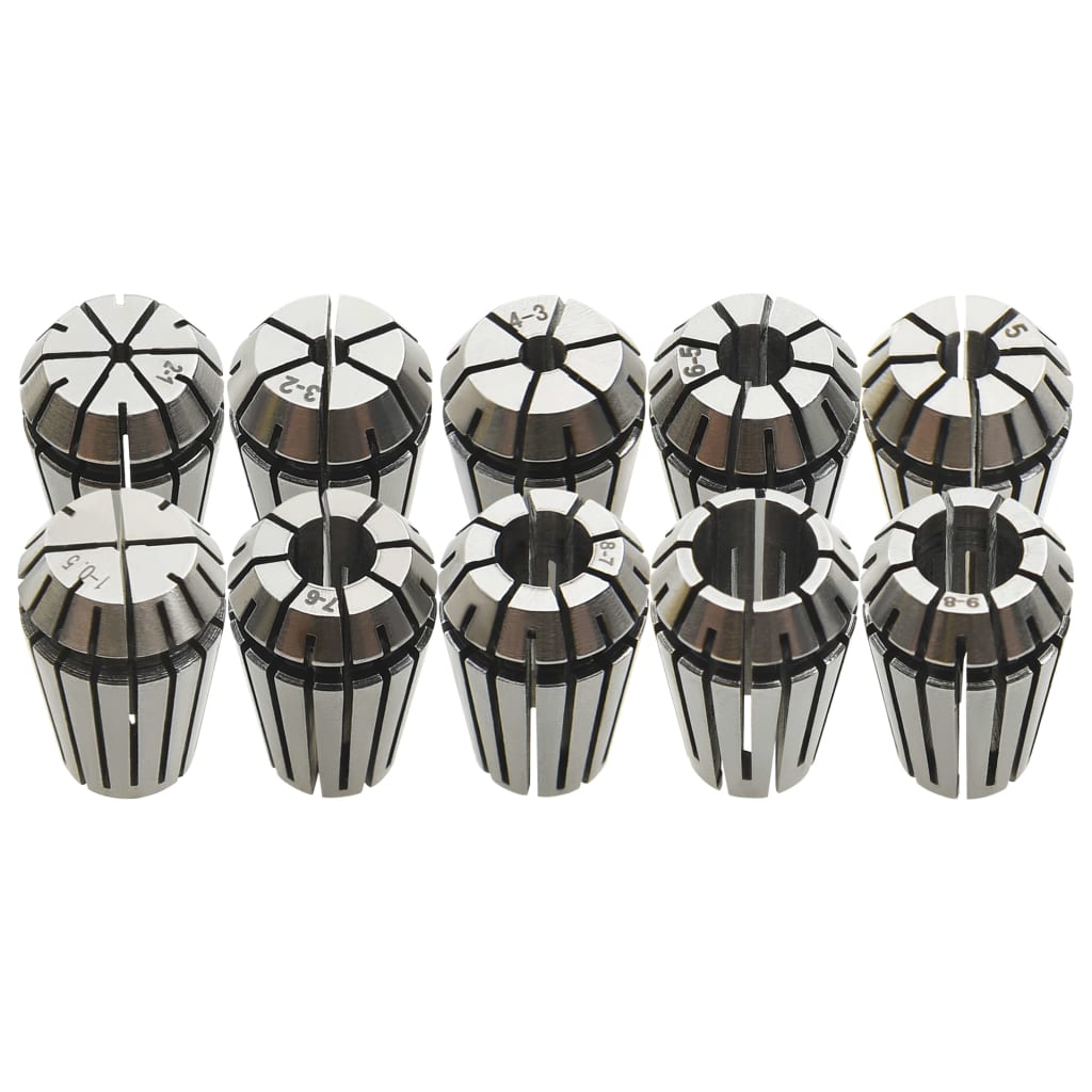 Pinças er16 10 pcs p/ conjunto de ferramentas de torneamento
