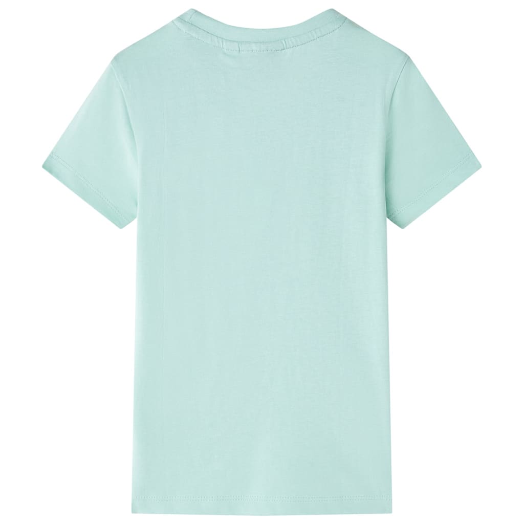 T-shirt infantil menta-claro 116
