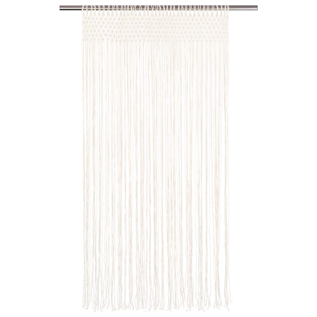 Cortina macramé 140x240 cm algodão