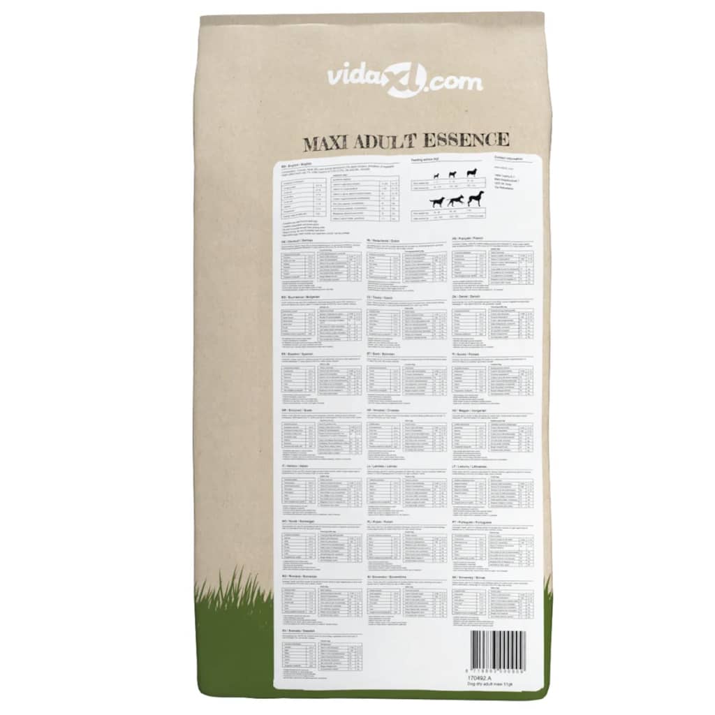 Ração premium para cães maxi adult essence beef & chicken 15 kg