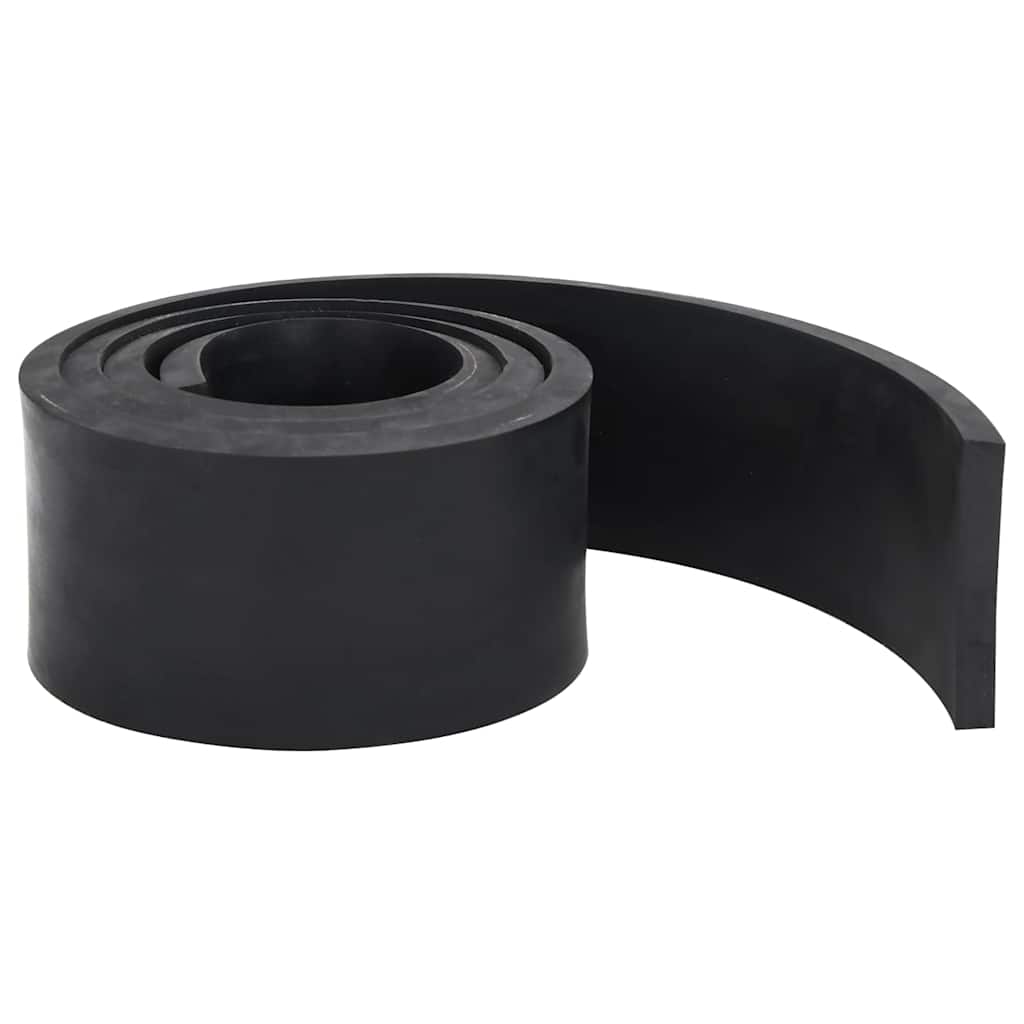 Borda de borracha para arado de neve preto 180x10x1 cm