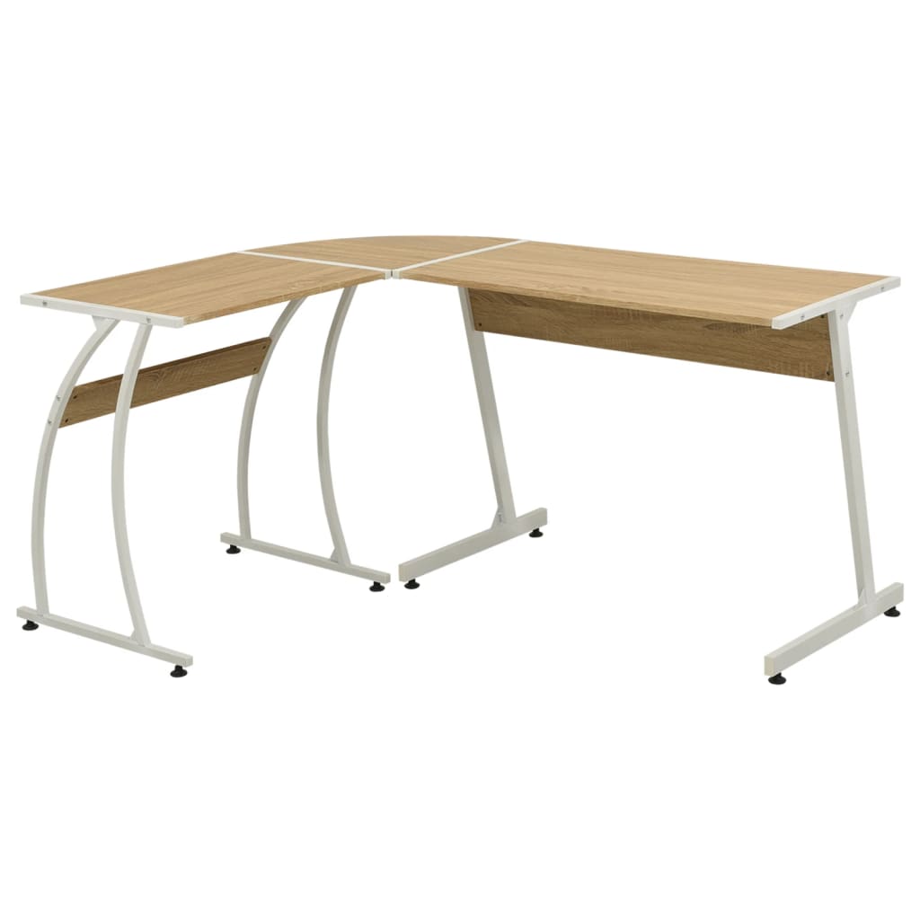 Mesa de canto em forma de l preto