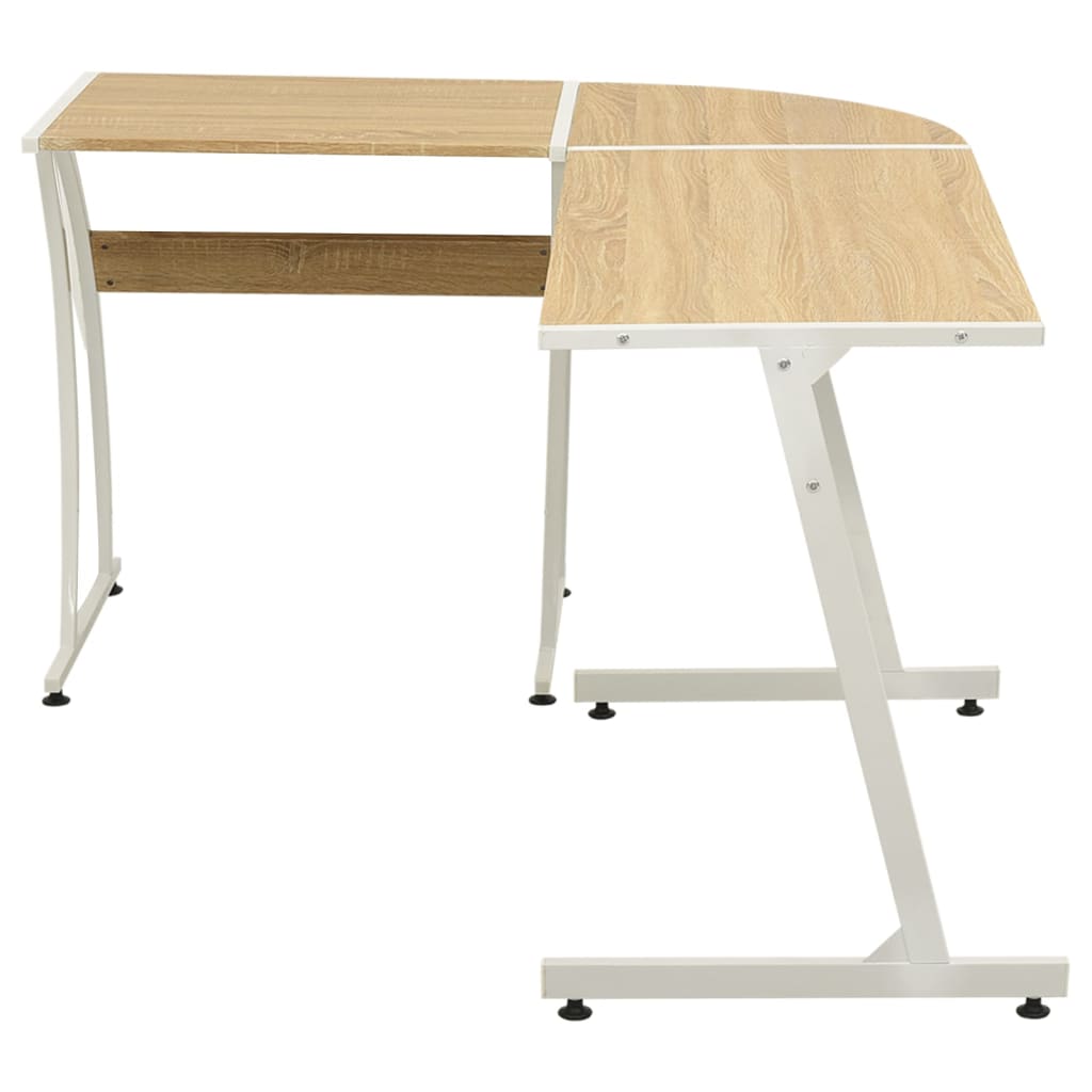 Mesa de canto em forma de l preto